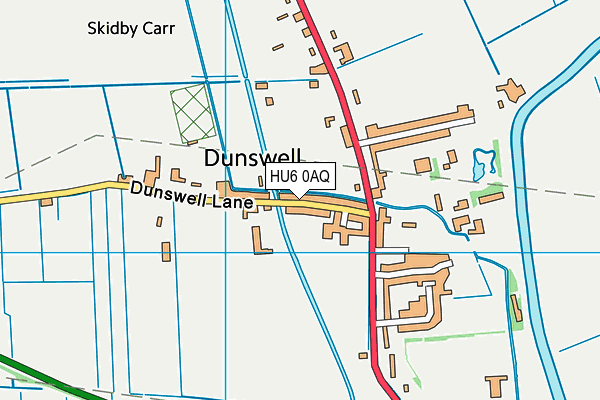 HU6 0AQ map - OS VectorMap District (Ordnance Survey) HU6 0AQ map - OS VectorMap District (Ordnance Survey)