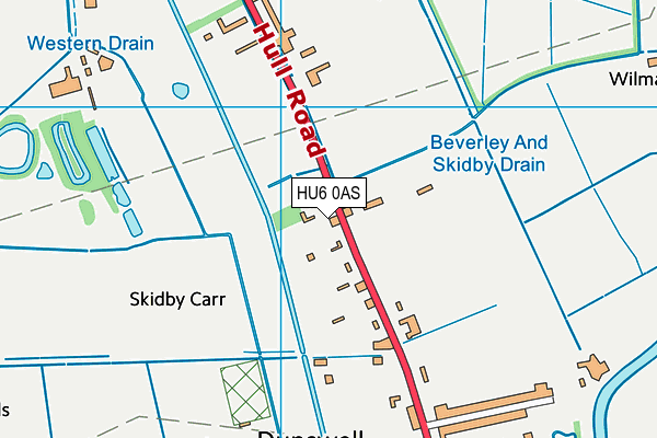 HU6 0AS map - OS VectorMap District (Ordnance Survey) HU6 0AS map - OS VectorMap District (Ordnance Survey)