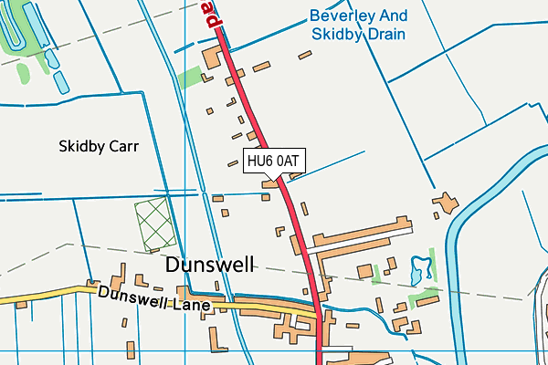 HU6 0AT map - OS VectorMap District (Ordnance Survey) HU6 0AT map - OS VectorMap District (Ordnance Survey)