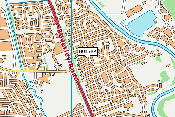 HU6 7BP map - OS VectorMap District (Ordnance Survey) HU6 7BP map - OS VectorMap District (Ordnance Survey)