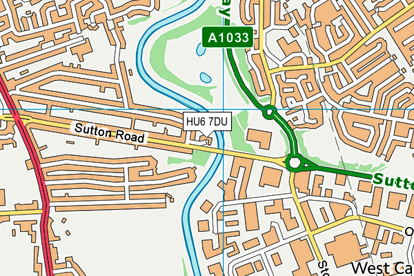 HU6 7DU map - OS VectorMap District (Ordnance Survey) HU6 7DU map - OS VectorMap District (Ordnance Survey)