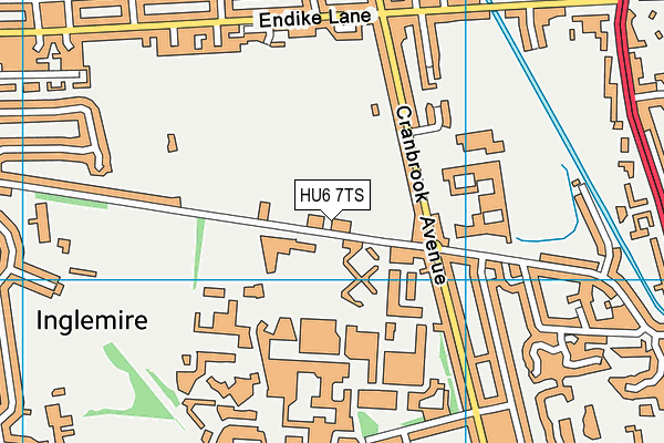 HU6 7TS map - OS VectorMap District (Ordnance Survey) HU6 7TS map - OS VectorMap District (Ordnance Survey)