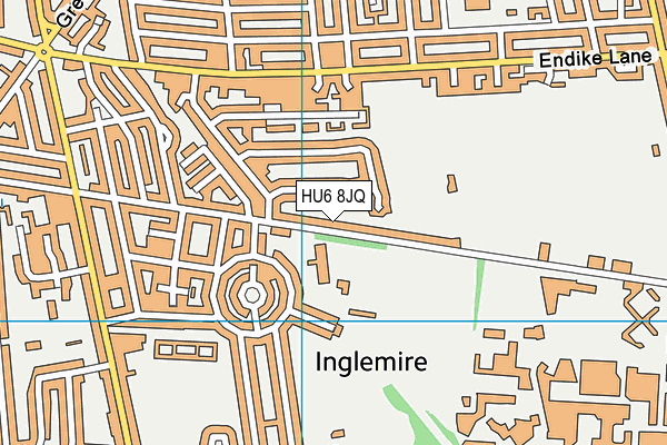 HU6 8JQ map - OS VectorMap District (Ordnance Survey) HU6 8JQ map - OS VectorMap District (Ordnance Survey)