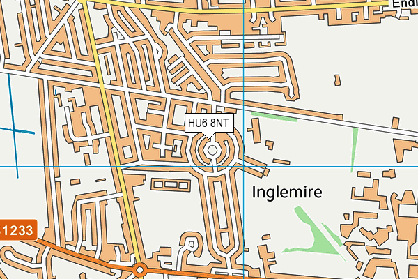 HU6 8NT map - OS VectorMap District (Ordnance Survey) HU6 8NT map - OS VectorMap District (Ordnance Survey)