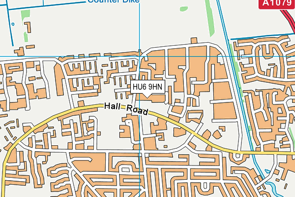 HU6 9HN map - OS VectorMap District (Ordnance Survey) HU6 9HN map - OS VectorMap District (Ordnance Survey)