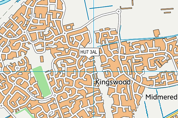 HU7 3AL map - OS VectorMap District (Ordnance Survey) HU7 3AL map - OS VectorMap District (Ordnance Survey)