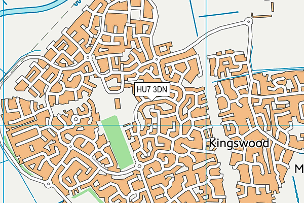 HU7 3DN map - OS VectorMap District (Ordnance Survey) HU7 3DN map - OS VectorMap District (Ordnance Survey)