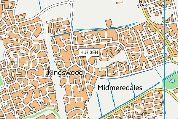 HU7 3EH map - OS VectorMap District (Ordnance Survey) HU7 3EH map - OS VectorMap District (Ordnance Survey)