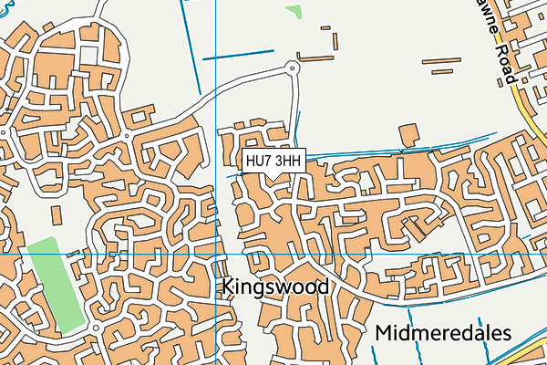 HU7 3HH map - OS VectorMap District (Ordnance Survey) HU7 3HH map - OS VectorMap District (Ordnance Survey)