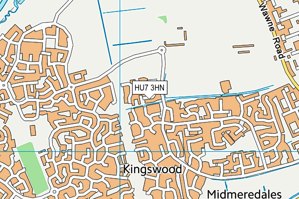HU7 3HN map - OS VectorMap District (Ordnance Survey) HU7 3HN map - OS VectorMap District (Ordnance Survey)
