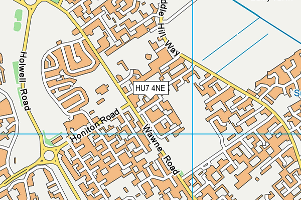 HU7 4NE map - OS VectorMap District (Ordnance Survey) HU7 4NE map - OS VectorMap District (Ordnance Survey)