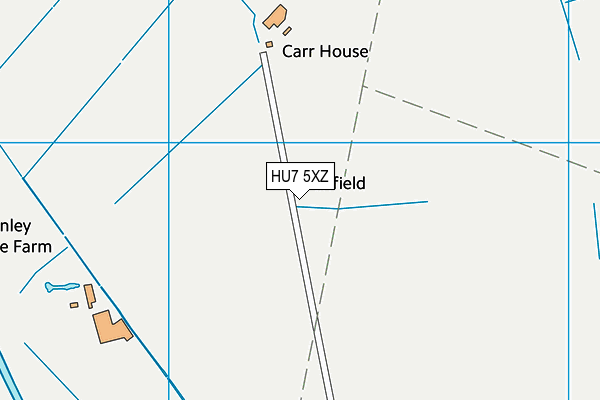 HU7 5XZ map - OS VectorMap District (Ordnance Survey) HU7 5XZ map - OS VectorMap District (Ordnance Survey)