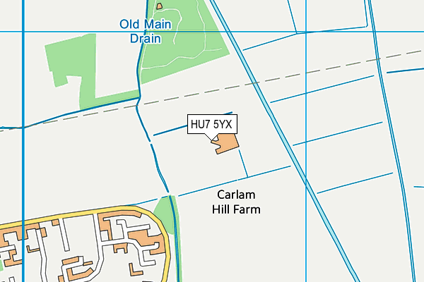 HU7 5YX map - OS VectorMap District (Ordnance Survey) HU7 5YX map - OS VectorMap District (Ordnance Survey)