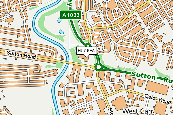 HU7 6EA map - OS VectorMap District (Ordnance Survey) HU7 6EA map - OS VectorMap District (Ordnance Survey)