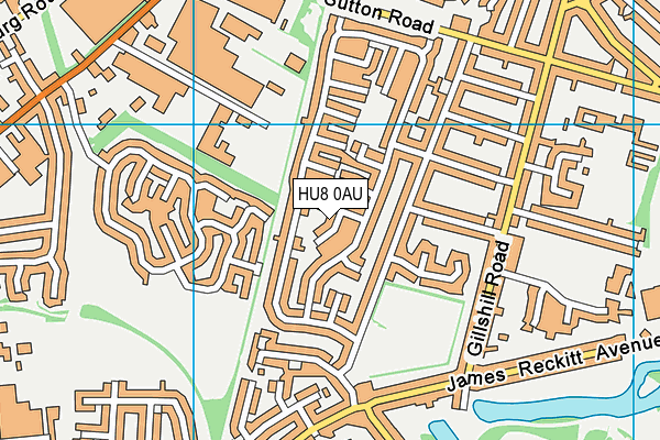 HU8 0AU map - OS VectorMap District (Ordnance Survey) HU8 0AU map - OS VectorMap District (Ordnance Survey)