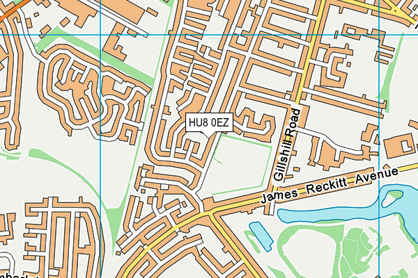 HU8 0EZ map - OS VectorMap District (Ordnance Survey) HU8 0EZ map - OS VectorMap District (Ordnance Survey)