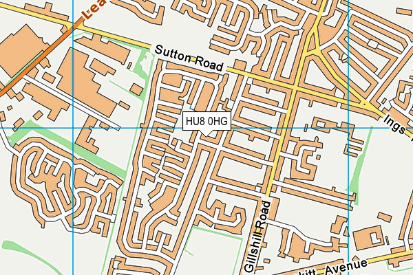 HU8 0HG map - OS VectorMap District (Ordnance Survey) HU8 0HG map - OS VectorMap District (Ordnance Survey)