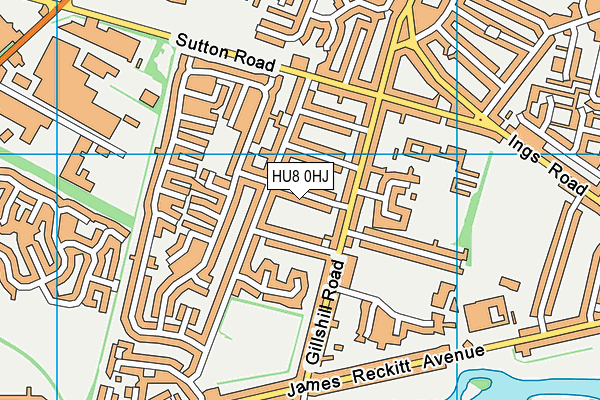 HU8 0HJ map - OS VectorMap District (Ordnance Survey) HU8 0HJ map - OS VectorMap District (Ordnance Survey)