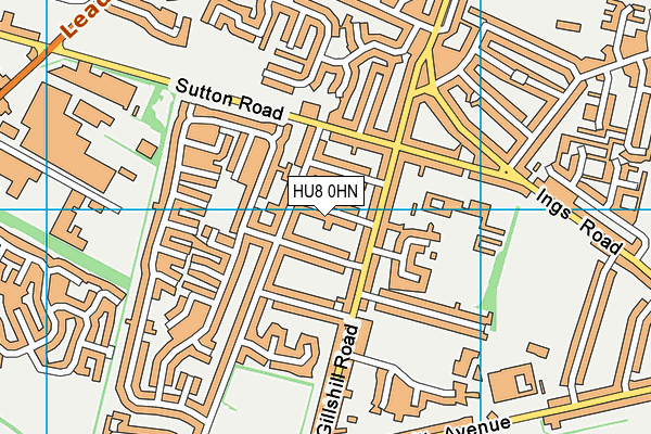 HU8 0HN map - OS VectorMap District (Ordnance Survey) HU8 0HN map - OS VectorMap District (Ordnance Survey)