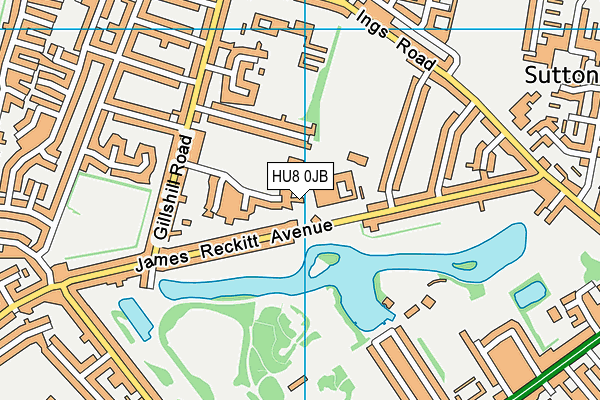 HU8 0JB map - OS VectorMap District (Ordnance Survey) HU8 0JB map - OS VectorMap District (Ordnance Survey)