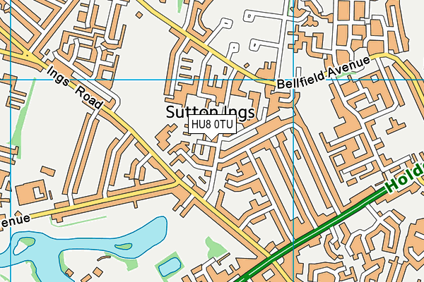 HU8 0TU map - OS VectorMap District (Ordnance Survey) HU8 0TU map - OS VectorMap District (Ordnance Survey)