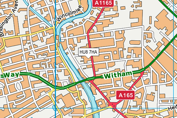 HU8 7HA map - OS VectorMap District (Ordnance Survey) HU8 7HA map - OS VectorMap District (Ordnance Survey)