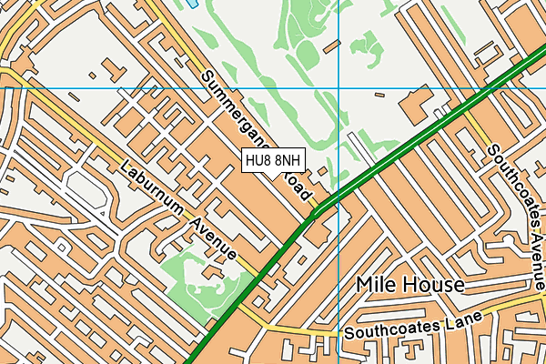 HU8 8NH map - OS VectorMap District (Ordnance Survey) HU8 8NH map - OS VectorMap District (Ordnance Survey)