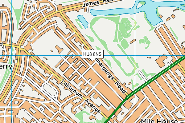 HU8 8NS map - OS VectorMap District (Ordnance Survey) HU8 8NS map - OS VectorMap District (Ordnance Survey)