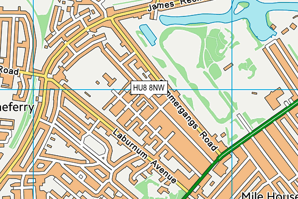 HU8 8NW map - OS VectorMap District (Ordnance Survey) HU8 8NW map - OS VectorMap District (Ordnance Survey)