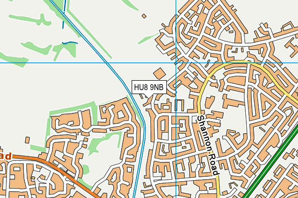 HU8 9NB map - OS VectorMap District (Ordnance Survey) HU8 9NB map - OS VectorMap District (Ordnance Survey)