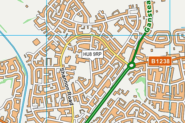 HU8 9RP map - OS VectorMap District (Ordnance Survey) HU8 9RP map - OS VectorMap District (Ordnance Survey)