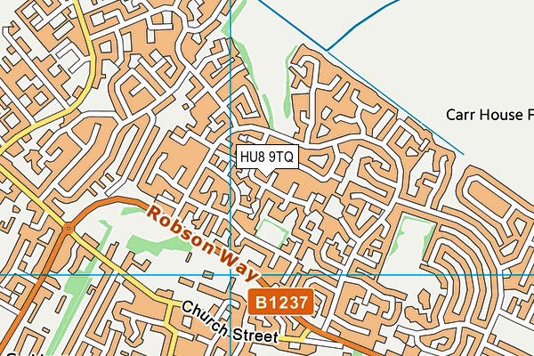 HU8 9TQ map - OS VectorMap District (Ordnance Survey) HU8 9TQ map - OS VectorMap District (Ordnance Survey)