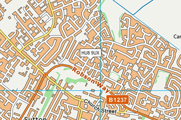 HU8 9UX map - OS VectorMap District (Ordnance Survey) HU8 9UX map - OS VectorMap District (Ordnance Survey)