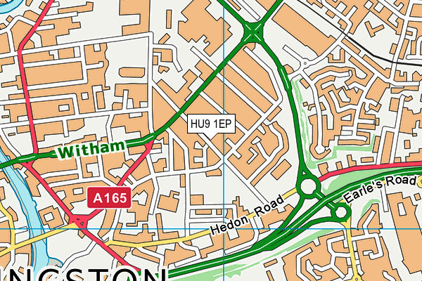 HU9 1EP map - OS VectorMap District (Ordnance Survey) HU9 1EP map - OS VectorMap District (Ordnance Survey)