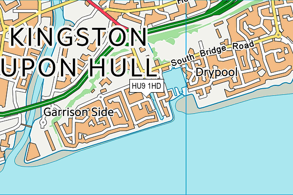 HU9 1HD map - OS VectorMap District (Ordnance Survey) HU9 1HD map - OS VectorMap District (Ordnance Survey)