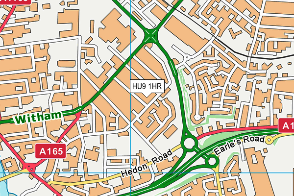 HU9 1HR map - OS VectorMap District (Ordnance Survey) HU9 1HR map - OS VectorMap District (Ordnance Survey)