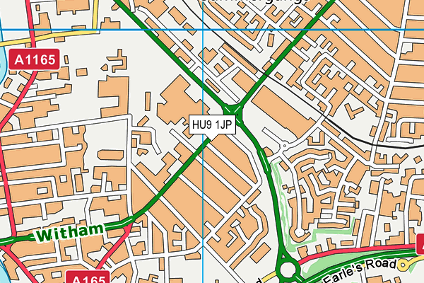 HU9 1JP map - OS VectorMap District (Ordnance Survey) HU9 1JP map - OS VectorMap District (Ordnance Survey)