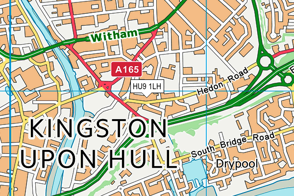 HU9 1LH map - OS VectorMap District (Ordnance Survey) HU9 1LH map - OS VectorMap District (Ordnance Survey)