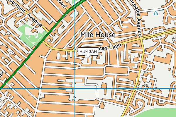 HU9 3AH map - OS VectorMap District (Ordnance Survey) HU9 3AH map - OS VectorMap District (Ordnance Survey)