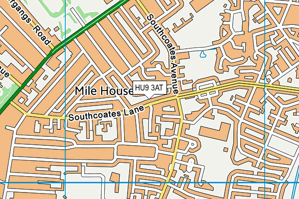 HU9 3AT map - OS VectorMap District (Ordnance Survey) HU9 3AT map - OS VectorMap District (Ordnance Survey)