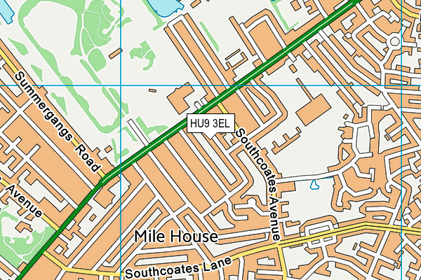 HU9 3EL map - OS VectorMap District (Ordnance Survey) HU9 3EL map - OS VectorMap District (Ordnance Survey)