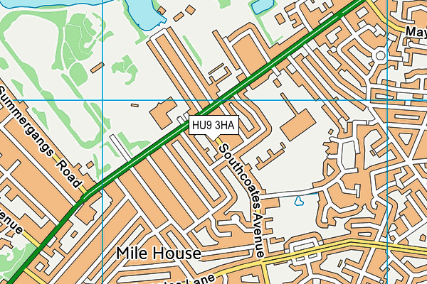 HU9 3HA map - OS VectorMap District (Ordnance Survey) HU9 3HA map - OS VectorMap District (Ordnance Survey)