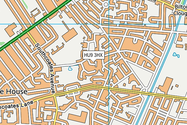 HU9 3HX map - OS VectorMap District (Ordnance Survey) HU9 3HX map - OS VectorMap District (Ordnance Survey)