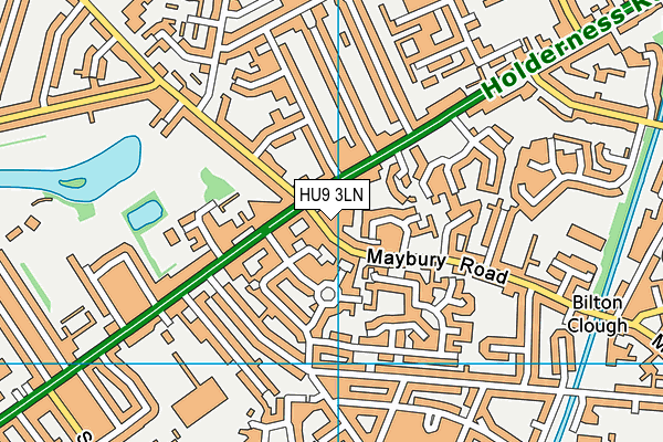 HU9 3LN map - OS VectorMap District (Ordnance Survey) HU9 3LN map - OS VectorMap District (Ordnance Survey)