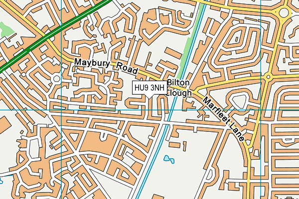 HU9 3NH map - OS VectorMap District (Ordnance Survey) HU9 3NH map - OS VectorMap District (Ordnance Survey)