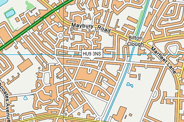 HU9 3NS map - OS VectorMap District (Ordnance Survey) HU9 3NS map - OS VectorMap District (Ordnance Survey)