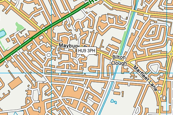 HU9 3PH map - OS VectorMap District (Ordnance Survey) HU9 3PH map - OS VectorMap District (Ordnance Survey)