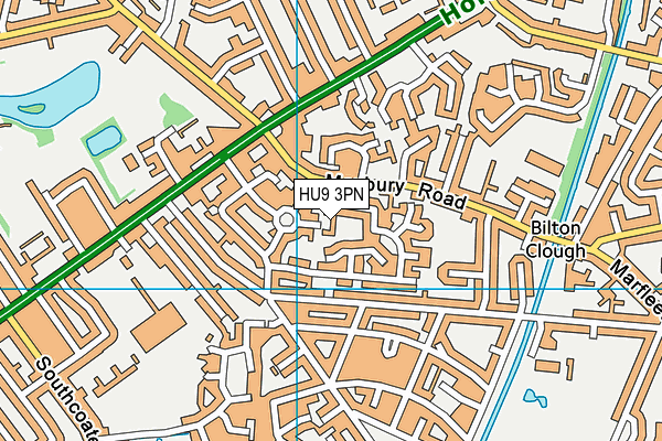 HU9 3PN map - OS VectorMap District (Ordnance Survey) HU9 3PN map - OS VectorMap District (Ordnance Survey)
