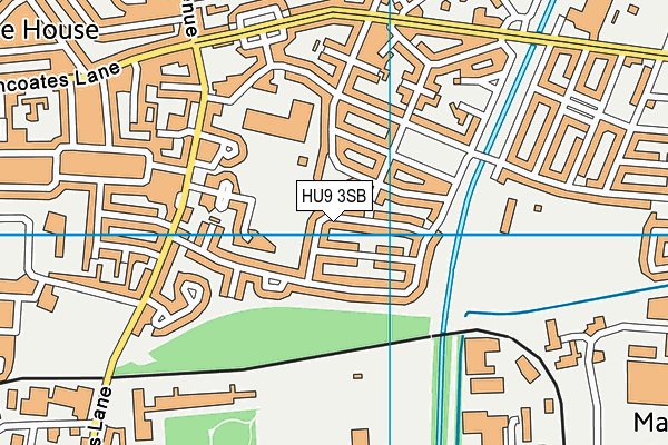 HU9 3SB map - OS VectorMap District (Ordnance Survey) HU9 3SB map - OS VectorMap District (Ordnance Survey)