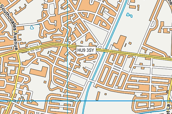 HU9 3SY map - OS VectorMap District (Ordnance Survey) HU9 3SY map - OS VectorMap District (Ordnance Survey)